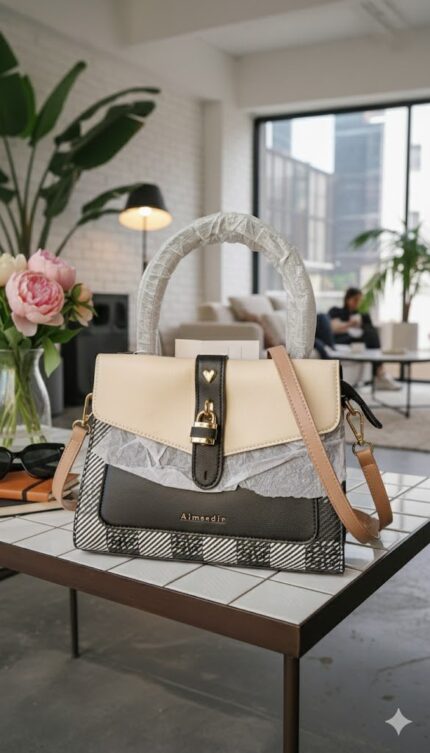 Elegant Medium Size Ladies Handbag – Premium Leather Shoulder & Hand Carry Bag